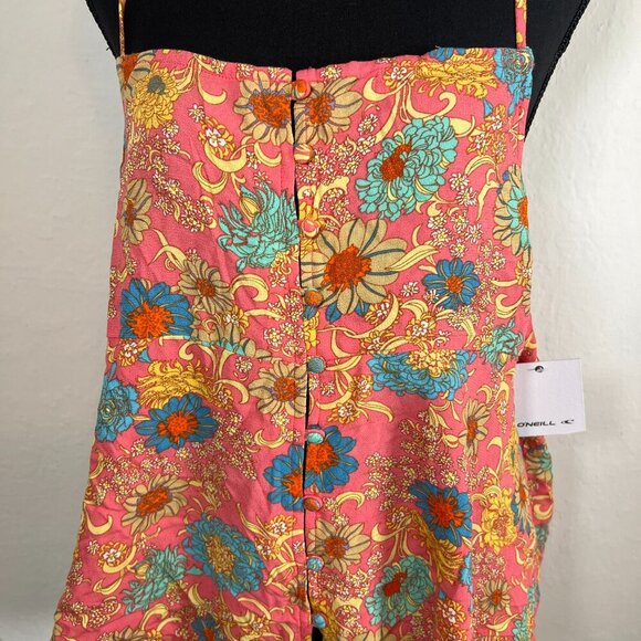 O'Neill Tops - NWT O'neill peach floral tank NEW size XL (Stitch Fix)